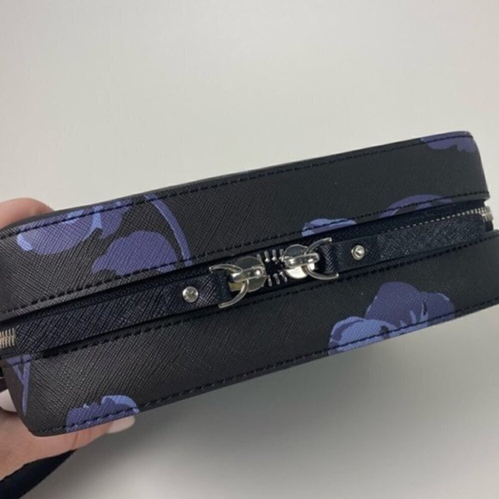 Kate Spade Newbury Lane Cammie Crossbody Bag Tossed Poppies Floral Print Purse - Picture 7 of 13
